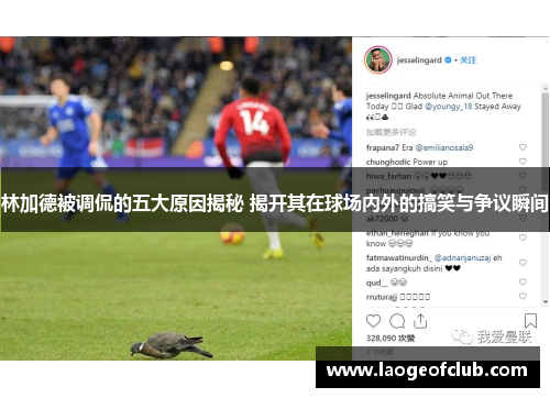 林加德被调侃的五大原因揭秘 揭开其在球场内外的搞笑与争议瞬间